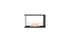 Ecosmart Fire Flex 32PN Peninsula Fireplace Insert - Black Finish / Stainless Steel Burner - ESF.FX.32PN